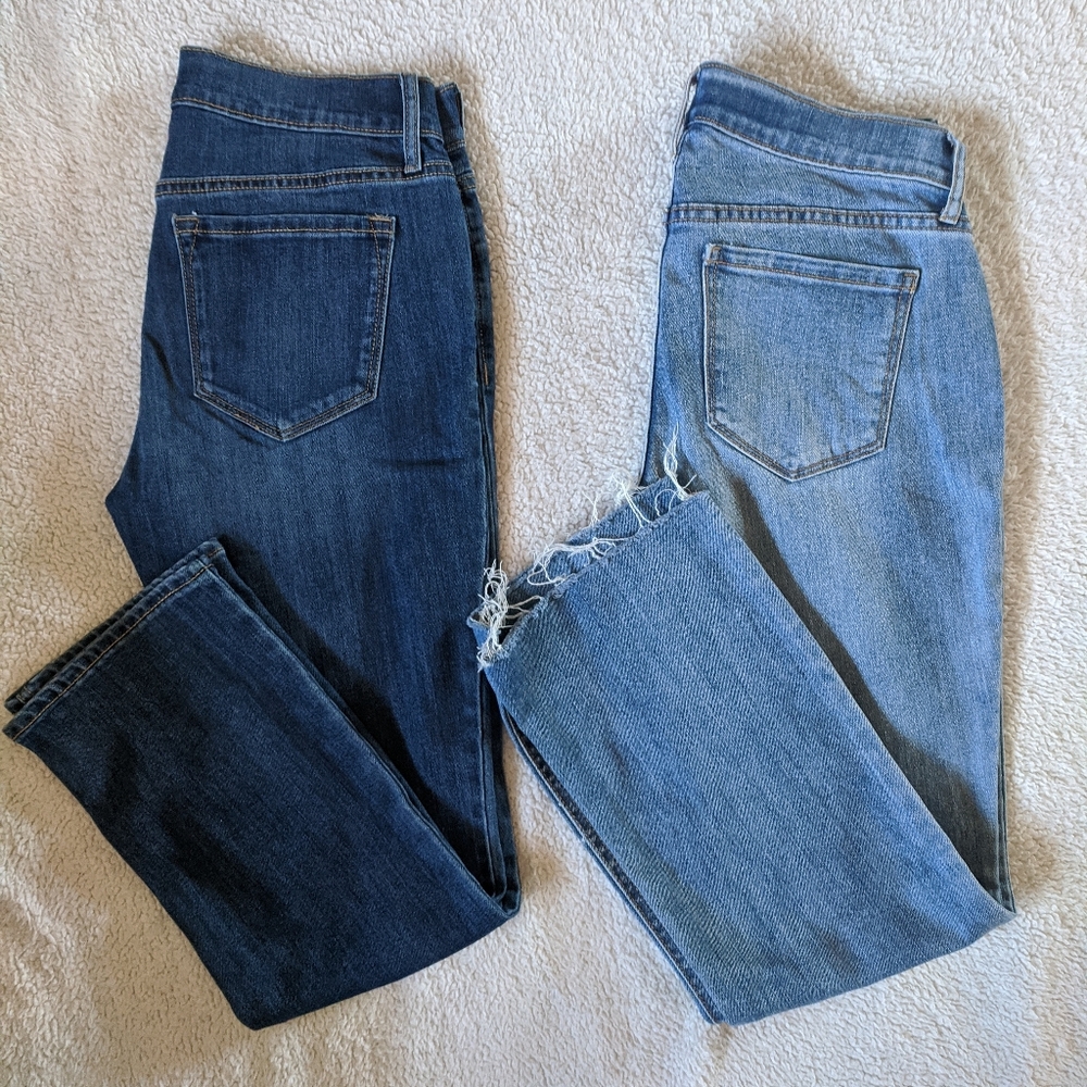 Old Navy | Pair of Flare Cropped Jeans
